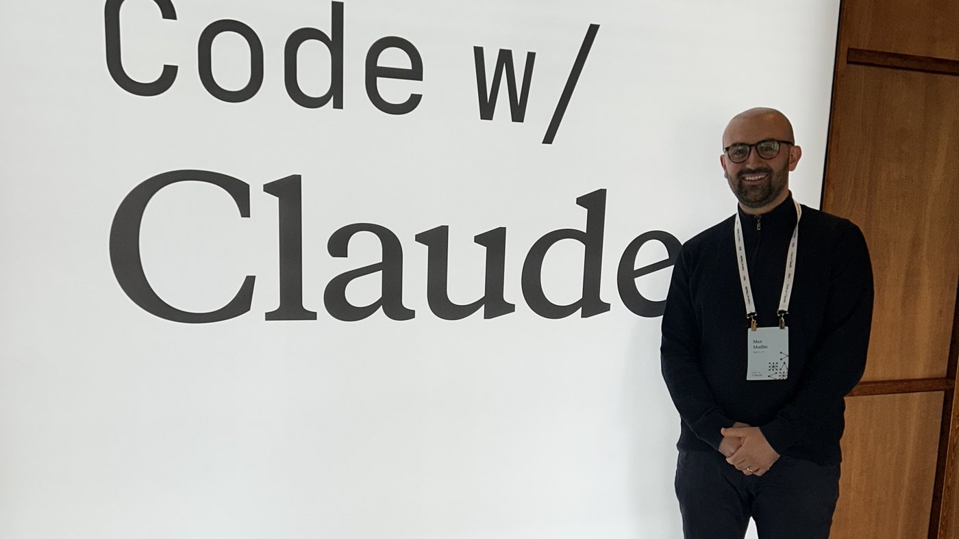 Max Modlin at Code with Claude, London